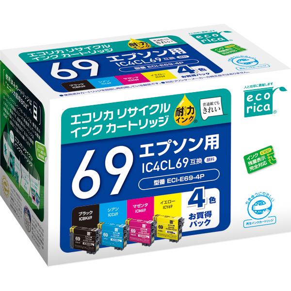 ecorica ECI-E69-4P 13個 Amazon.co.jp: ECI-E69-4P : パソコン・周辺機器