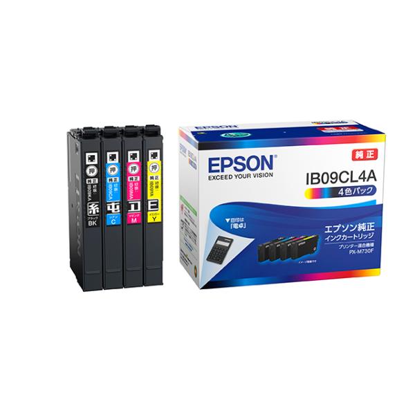 エプソン（EPSON） IB09CL4A 4色パック インクカートリッジ 純正（取寄