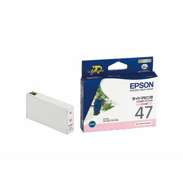 エプソン（EPSON） ICLM47 ライトマゼンタ インクカートリッジ 純正
