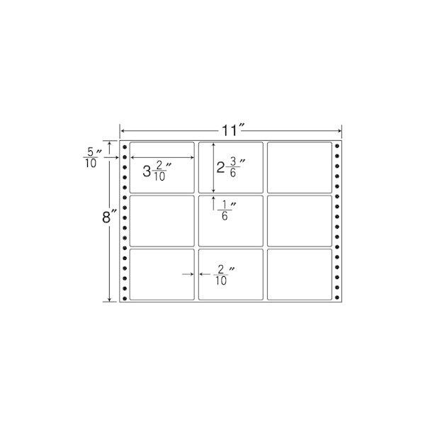 まとめ買い）M11D ナナフォーム Mタイプ 6ケース 3000折 連続ラベル
