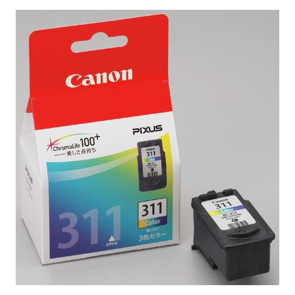 キヤノン 純正インク BC-311 CL 3色カラー FINEカートリッジ 単品 | キャノン Cannon Canon インク 純正 プリンター