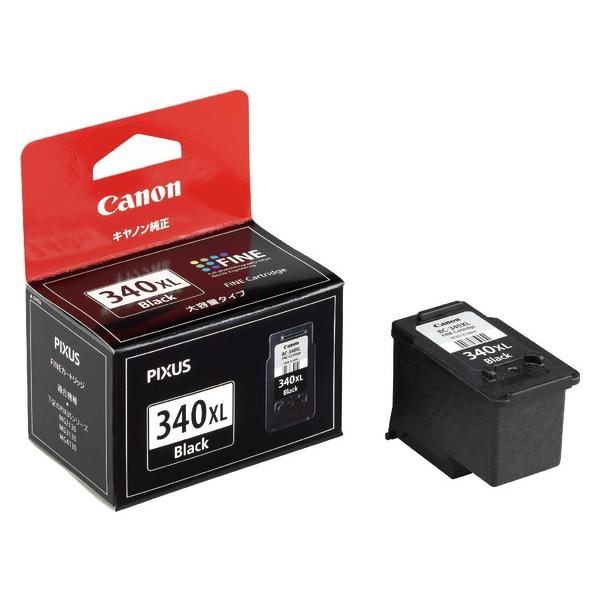 キヤノン 純正インク BC-340XL ブラック 単品 大容量 | キャノン Cannon PIXUS FINEカートリッジ インクジェット インクジェットプリンター プリンタ 純正