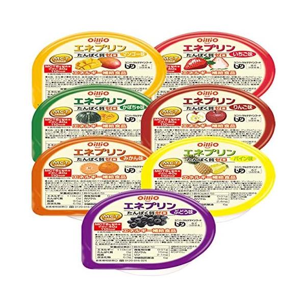 日清オイリオグループ エネプリン 7種　各1個 40g×7個セット　区分3：舌でつぶせる