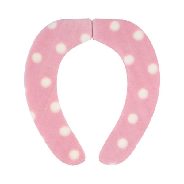 他サイト： サンコー　消臭ふんわりベンザシート　ドット / KC-71　ピンクの商品画像