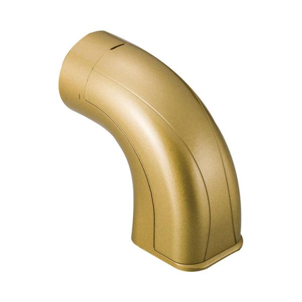 マツ六　手すり部材　φ35　エンドブラケット金属カバー付 / 040-5096　ゴールド　BD-64G