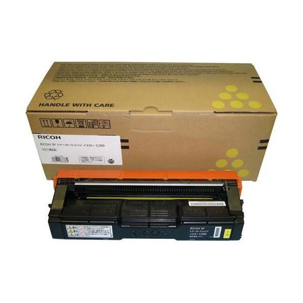 RICOH SPトナーカートリッジ C200 純正 リコー リコー SPトナーC200（Y） 純正品トナーカートリッジ