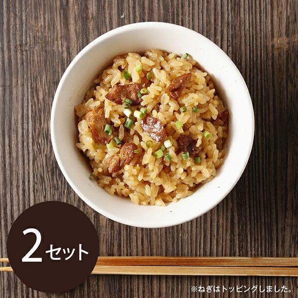 中村のとりめしとりめし炊き込みセットご家庭用2パック