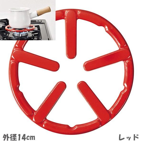 サビにくくお手入れカンタンなホーロー加工のミニ五徳です。一般的なガスコンロにのらなかった、小さいお鍋やコーヒーポットを安定してのせることができます。