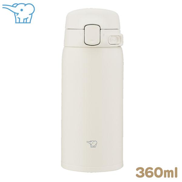 象印 ステンレスマグ 360ml コクーンホワイト SU-BA36WM ワンタッチ シームレスせん