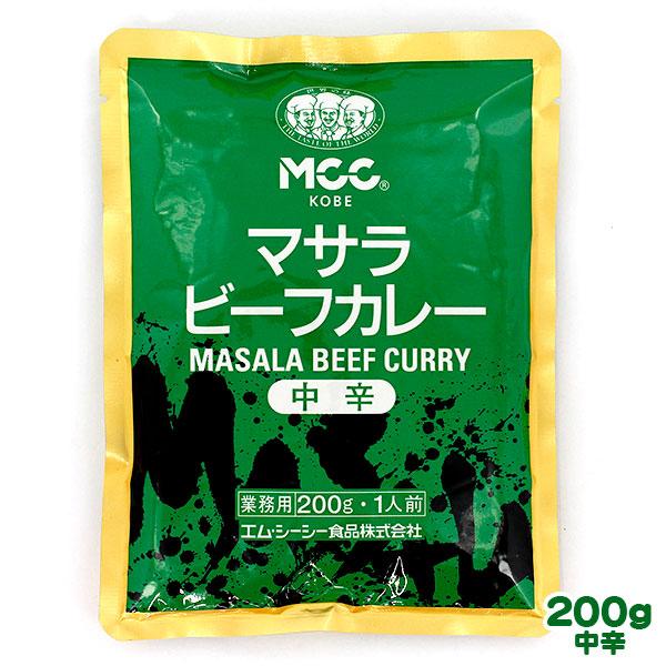 脂肪分の少ない上質の牛肉を使用し、独自のブレンドスパイス（マサラ）で仕上げた、爽やかな後味のヨーロピアンスタイルのカレーです。・内容量：１人前２００ｇ（レトルトパウチ食品）　