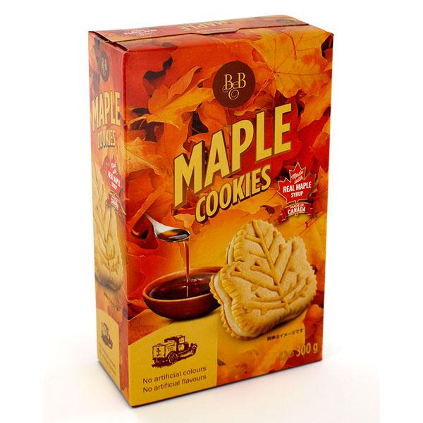 Ｂ＆Ｂ カナダ産 メープルクリームクッキー 300g