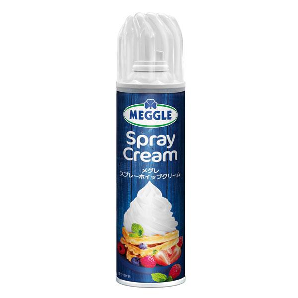 スプレーホイップ メグレ スプレーホイップクリーム 250g 乳脂肪分 21% 植物性油脂不使用 スプレータイプ ホイップクリーム スプレー