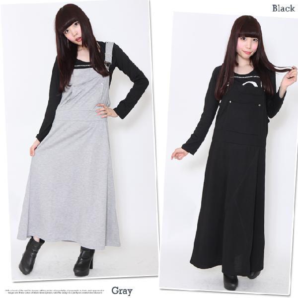 オールインワン 大きいサイズ ワンピース ロング丈 マキシ丈 オーバーオール 黒グレー つなぎジャンパースカート L 11号 2l Ll 13号 3l 15号 4l 17号 レディース Buyee 日本代购平台 产品购物网站大全 Buyee一站式代购 Bot Online