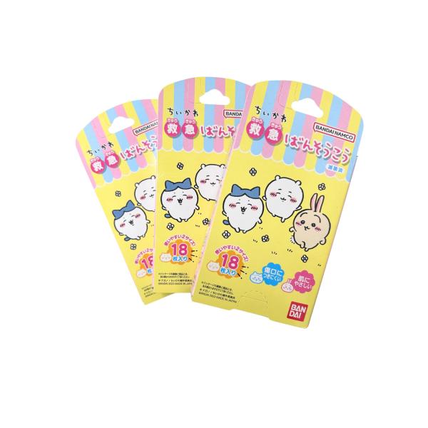 ちいかわ 救急 絆創膏 18枚入×3個セット
