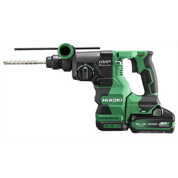 HiKOKI［ ハイコーキ ] 充電式28ｍｍ ロータリーハンマドリル DH3628DA(2WPZ)  （36V4.0Ah電池２個・充電器・ケース付セット）ビット別売