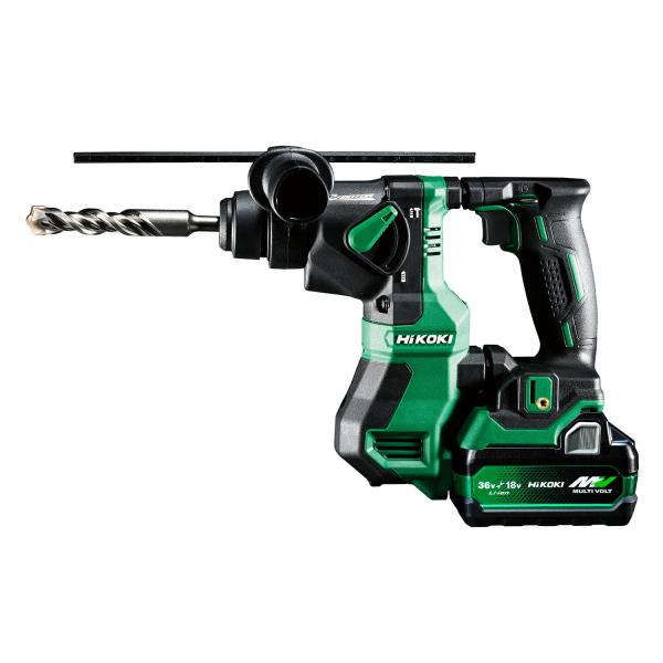 HiKOKI ( ハイコーキ )　18V  コードレス ロータリハンマドリル DH18DPA(2XPZ) (BSL36A18X２個・充電器・ケース付セット)※ビット別売