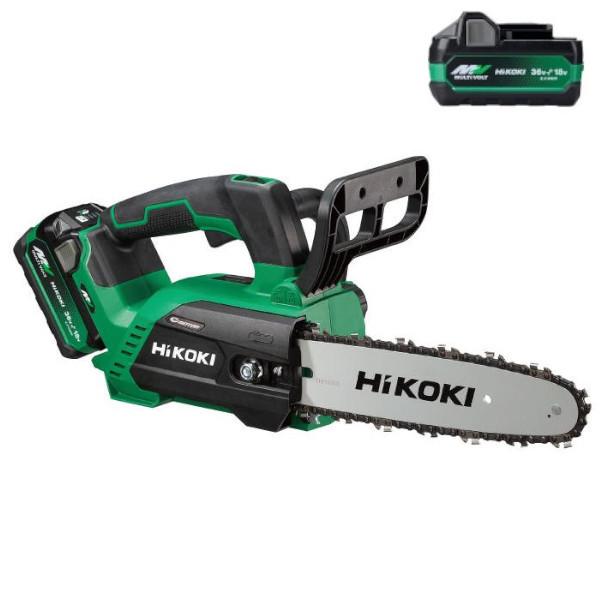 ハイコーキ　バッテリーチェーンソー HiKOKI（ハイコーキ） 【マルチボルト電池がもう1つついてくる