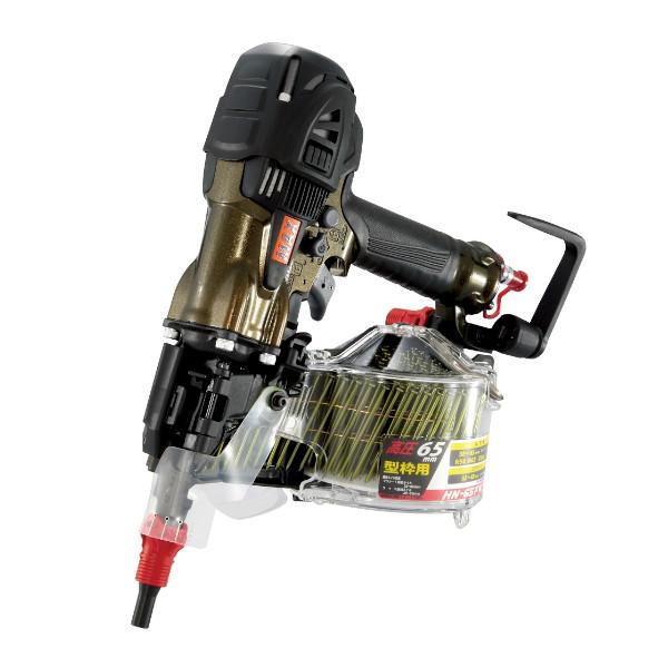 注）お買い物ガイド(パソコン版)を必ずお読み頂き、ご理解・ご納得された上ご注文をお願い致します。■【2年保証/限定色】マックス［MAX］ 釘打機（型枠モデル）　高圧コイルネイラ　HN-65FW1(V)　アタッチメントVツキ/アンバーオリーブ...