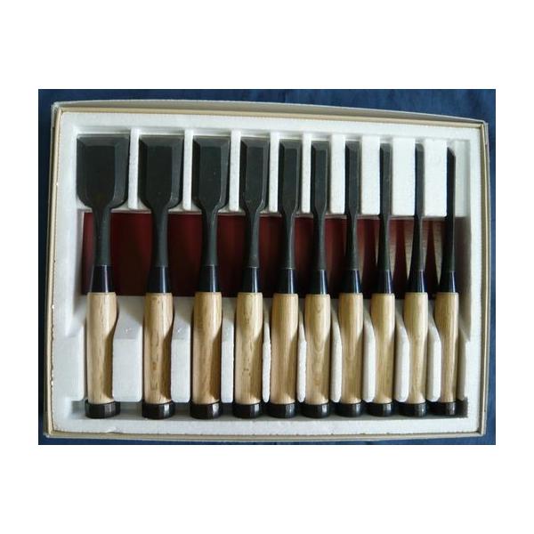 組鑿 正繁 追入 白樫柄 十本組 : ToolMate別館 Yahoo!店 - 通販