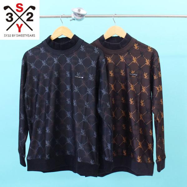 【SY32 SWEET YEARS】モックネックシャツ XL ブラック SY32 by SWEET YEARS - ULTRA LIGHT BACK BRUSHED MOCK SWEAT