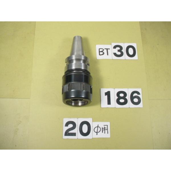 BT30番の　BIG製　ミーリングチャックの 中古品です。型式は　BT30-HMC20-75です 装着可能なコレットの外径はストレートコレットの20Φです。写真現状有姿渡しでご入札ください。 BT30-186