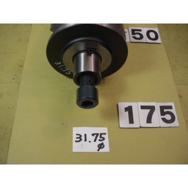 BT50番の　日研製のフルバック用アーバーの 中古品です。型式は　BT50-FMA31.75-45です。内径31.75Φのフルバックを装着できます。詳細な寸法は日研のカタログを参照下さい。写真現状有姿渡しでご入札ください。 BT50-175
