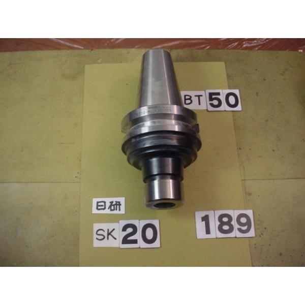 BT50番の　日研製のメジャードリームホルダーの 中古品です。型式は　BT50-MDSK20-105です。コレットは日研のSK20のスリムコレットを装着できます。詳細な寸法は日研のカタログを参照下さい。写真現状有姿渡しでご入札ください。 B...