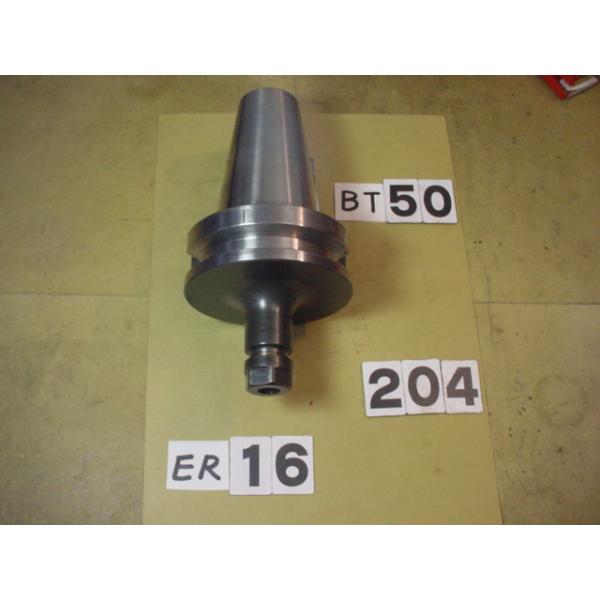 BT50番の　ETM製のERコレットチャックホルダーの 使用感のある中古品です。型式は　ETM50 ER16*100です。ER16タイプのコレットを使用できます。写真現状有姿渡しでご入札ください。 BT50-204