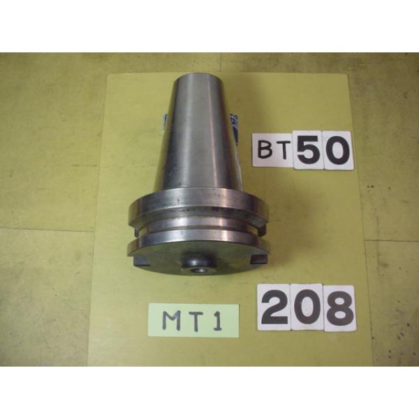 BT50番の　日研製の　テーパーシャンクホルダーの 中古品です。型式は　BT50-MTA1-45です。MT1シャンクのテーパードリルやリーマなどで使用できます。写真現状有姿渡しでご入札ください。 BT50-208