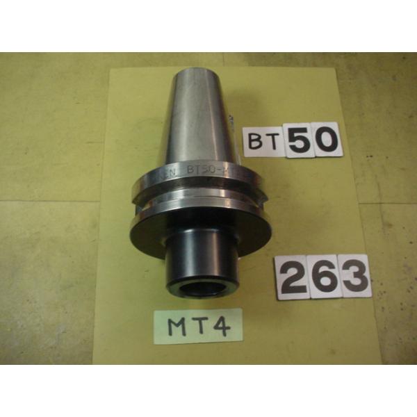 BT50番の　テーパードリルホルダーの 中古品です。型式は　BT50-MTA4-75です。MT4シャンクタイプの切削工具を使用できます。写真現状有姿渡しでご入札ください。 BT50-263