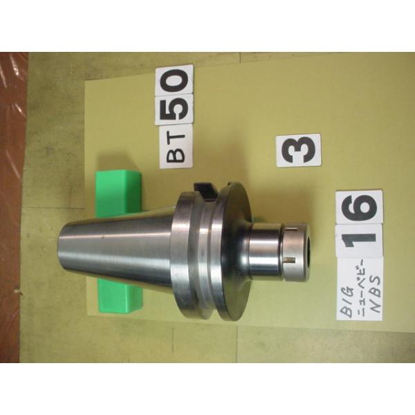 BT50番の　BIG製のニューベビーチャックの 中古品です。型式は　BT50-NBS16-90です。NBC16タイプのコレットを使用できます。写真現状有姿渡しでご入札ください。 BT50-1