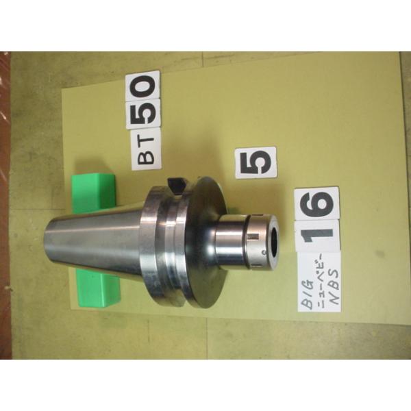 BT50番の　BIG製のニューベビーチャックの 中古品です。型式は　BT50-NBS16-90です。NBC16タイプのコレットを使用できます。写真現状有姿渡しでご入札ください。 BT50-5