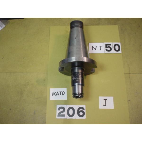 NT50番フライス盤向きの　KATO製のタッパーの 中古品です。型式は　NT50-SA206-IIICです。コレットはTC206タイプで使用できます。写真現状有姿渡しでご入札ください。 NT50-J