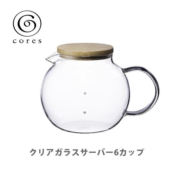 cores コレス クリアガラスサーバー 6カップ C516