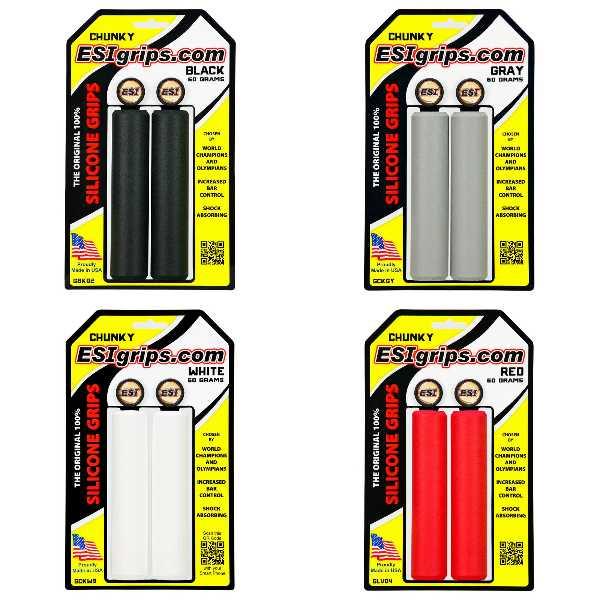 【最速発送】ESI grips イーエスアイグリップス Chunky チャンキー 【自転車】【MTB】【グリップ】