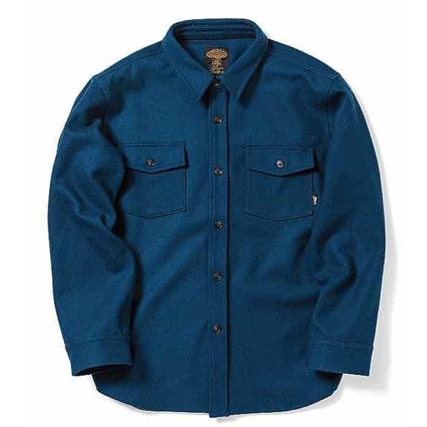 Green clothing グリーンクロージング WOOL FLANNEL SHIRTS ウール  