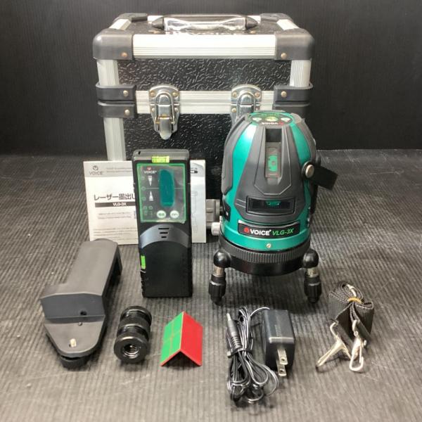 020♪ジャンク品・即決価格♪VOICE レーザー墨出し器 VLG-3X 未校正