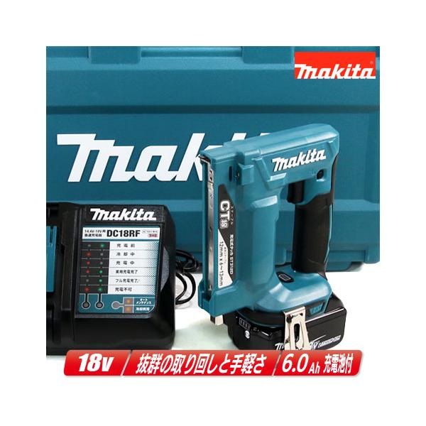 マキタ マキタ 18V 充電式タッカ(CT線)ST312DRG 6.0Ah Li-ion マキタ マキタ 18V 充電式タッカ(CT線)ST312DRG 6.0Ah Li-ion