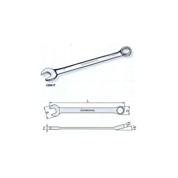 CBW8N コンビネーションスパナ M8用 スーパーツール : ツール
