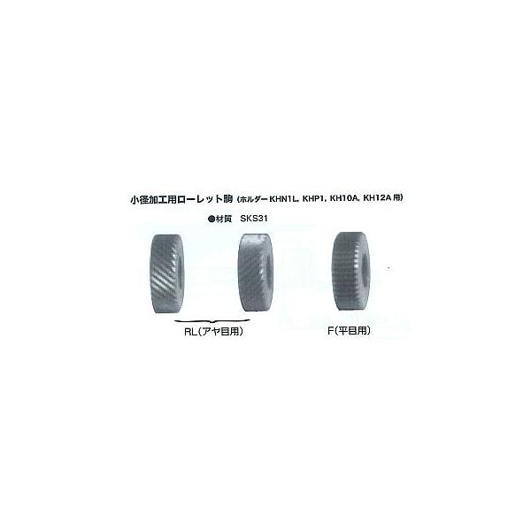 KNPF0.6 小径用転造ローレット駒（平目） スーパーツール小径加工用転造ローレット駒アヤ目用KNPR L 2個1セット平目用KNPF（対応ホルダーKHN1L KHP1 KH10A KH12A）材質SKS31