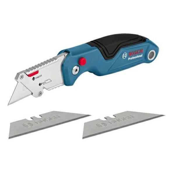 他サイト： (ボッシュ) プロフェッショナルナイフ 1600A016BL 替刃3枚付(1枚は装着済) カッター ベルトフック付 BOSCH ネコポス可の商品画像