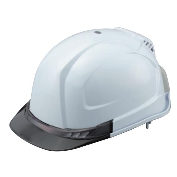 トーヨー No.399F-S 送風機内蔵ヘルメット WINDY HELMET 白 ひさしスモーク TOYO 272816 '