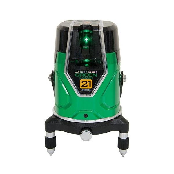 シンワ レーザーロボ グリーン 71602 Neo E Sensor 21 本体のみ 縦・横 