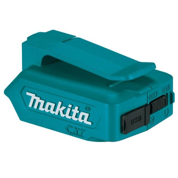 マキタ makitaUSB用アダプタADP06本体のみです。※バッテリ+充電器は別販売品です。■スマートフォン、USB機器の充電に■マキタのバッテリモバイル電源に。適用バッテリBL1015BL1040B