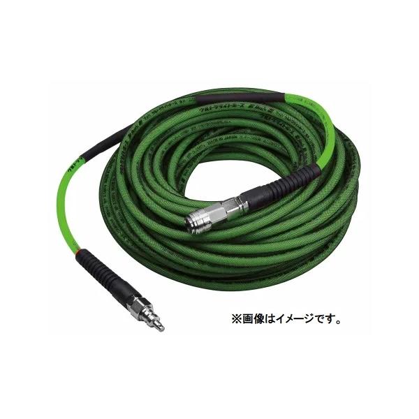 フジマック 高圧バニーメッシュホース BM-615-G グリーン 長さ15m マッハ高圧専用エアーホース FUJIMAC 送料無料 在庫