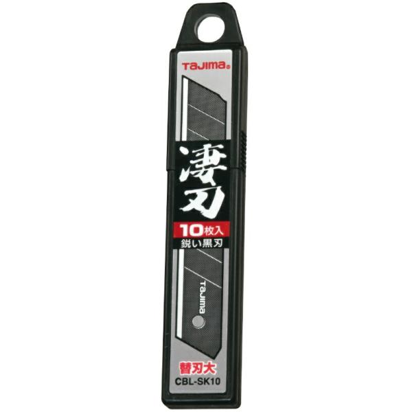 他サイト： タジマ 替刃大 凄刃黒10枚入(L型) CBL-SK10 電設用 TJMデザイン TAJIMA 019387 ネコポス可 'の商品画像