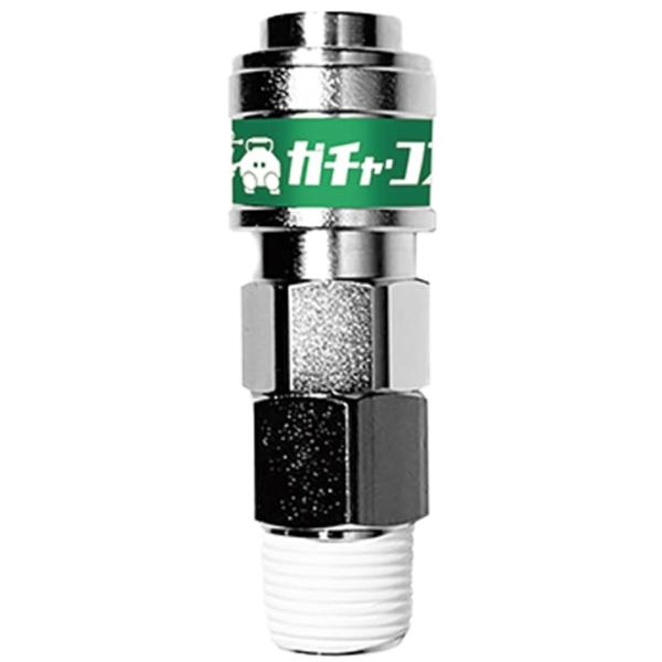 フジマック GC-30SM 連結ソケット 単品 HiKOKI社製コンプレッサー対応 ガチャ・コン用連結ソケット マッハ MACH ネコポス可 703426 。