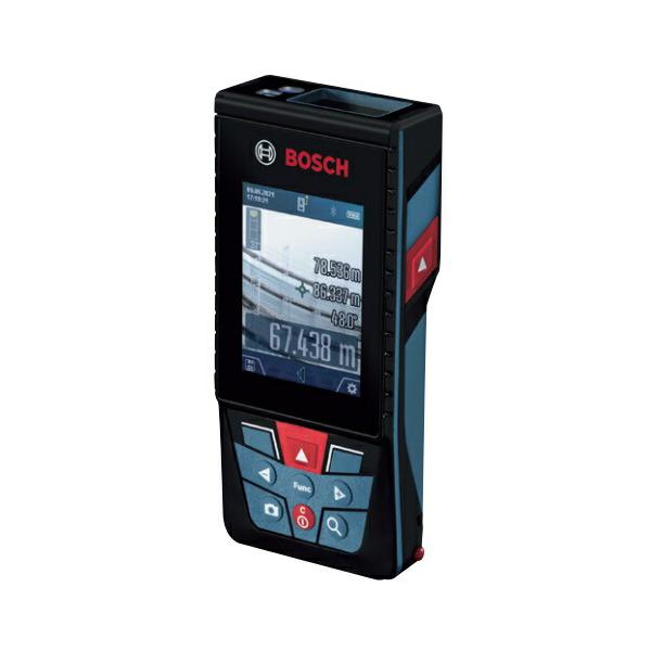 ボッシュ BOSCHデータ転送レーザー距離計GLM150-27C■特長・測定画面の撮影ができるカメラ機能・8倍ズームファインダーで屋外測定が可能・大きく見やすい2.8インチカラー液晶画面・スマートフォン、タブレットPCに連動！・最大測定距離...