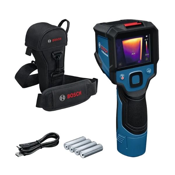 ボッシュ BOSCH赤外線サーモグラフィーGTC450-13■特長・ワンタッチで温度の違いを高画質で可視化・素早い起動、内蔵レーザー、ライト、ビジュアルカメラによって使い勝手が向上・IP54の防じん・防水性能と最大2mの高さからの落下に耐え...