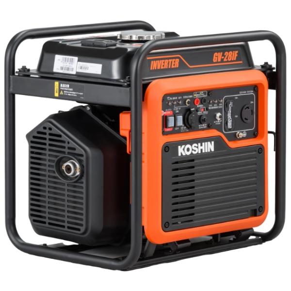 工進 インバーター発電機 GV-28iF オープン型 高出力2.8kVA 工進 インバーター発電機 GV-28iF オープン型 高出力2.8kVA